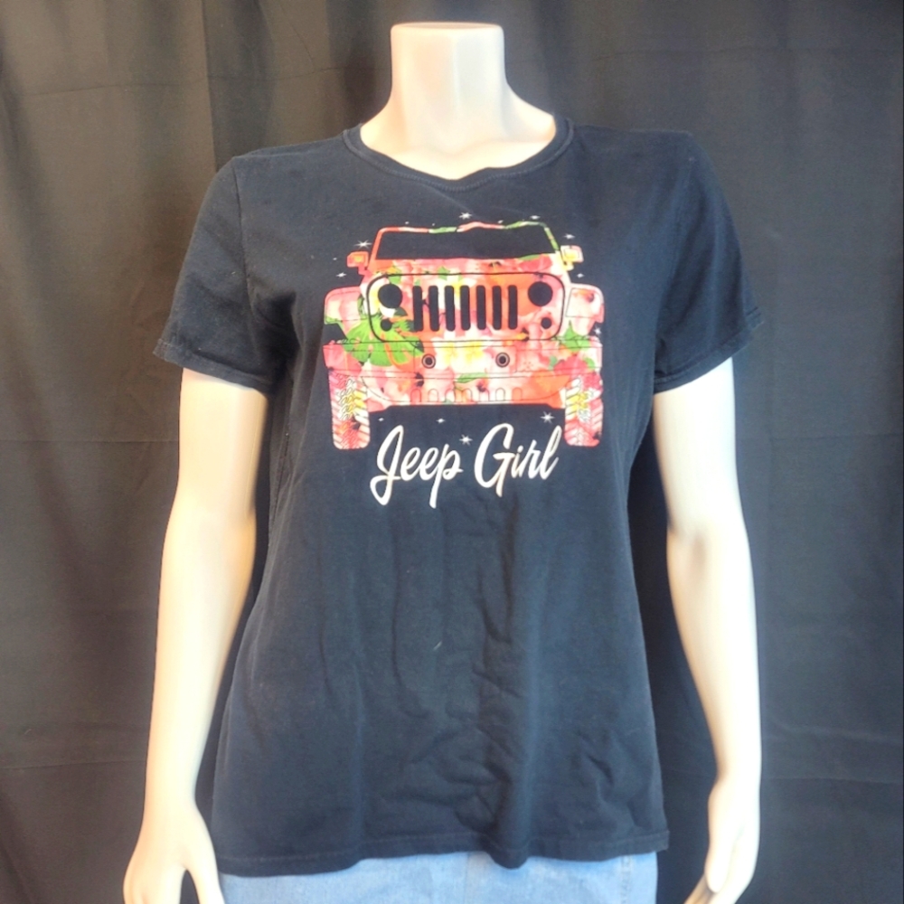 Black Jeep Girl Graphic T-Shirt